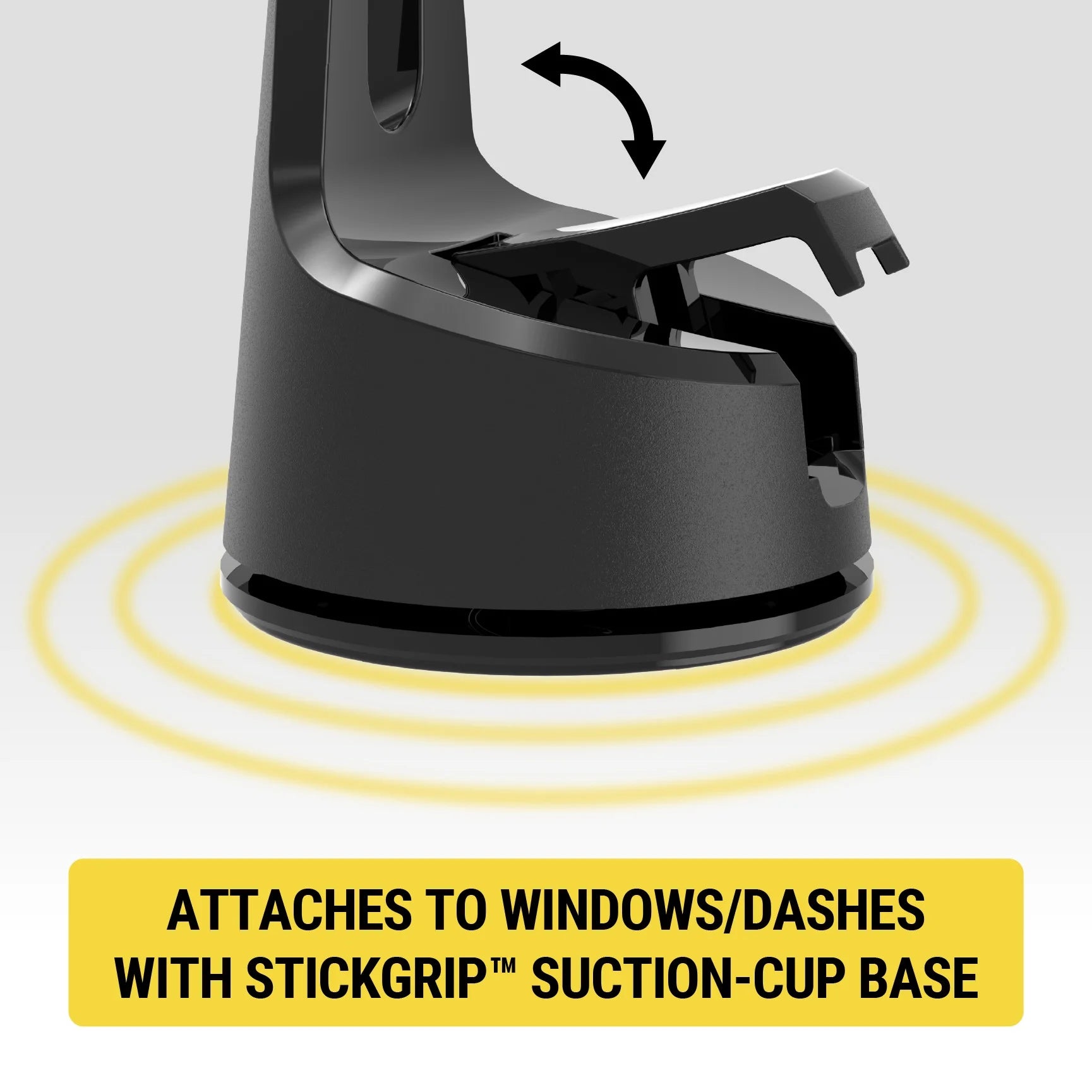 MPQMWD-SP1 Charge Pro Qi2 Magsafe 15W Fast Wireless Car Charger Dash/Windshield Mount Black